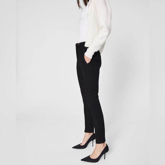 Club Monaco Tab Front Skinny Pant Size 0 - Picture 3 of 8